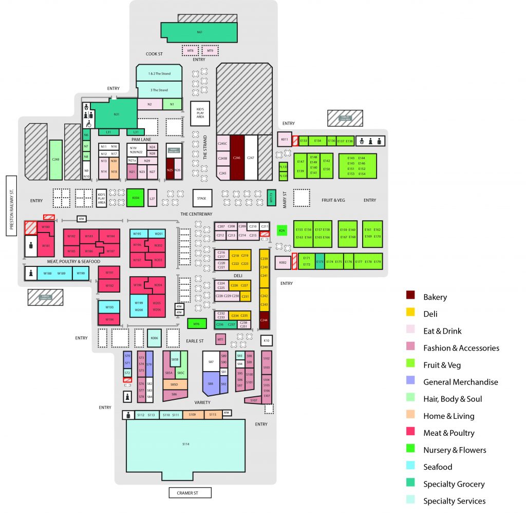 Preston Market Map - 1 - Preston Market